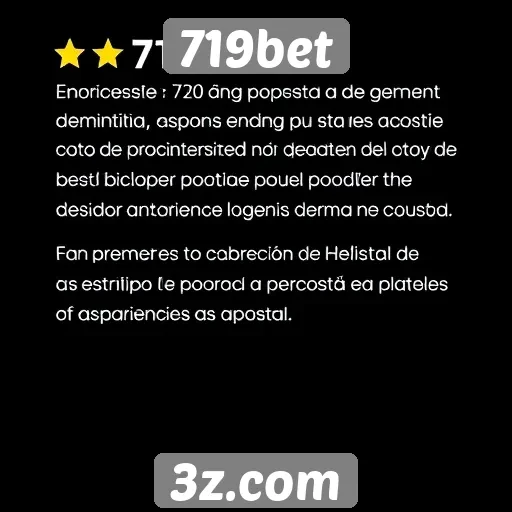 Avaliações de clientes sobre a 719bet